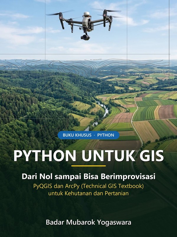 Sampul buku Python untuk GIS